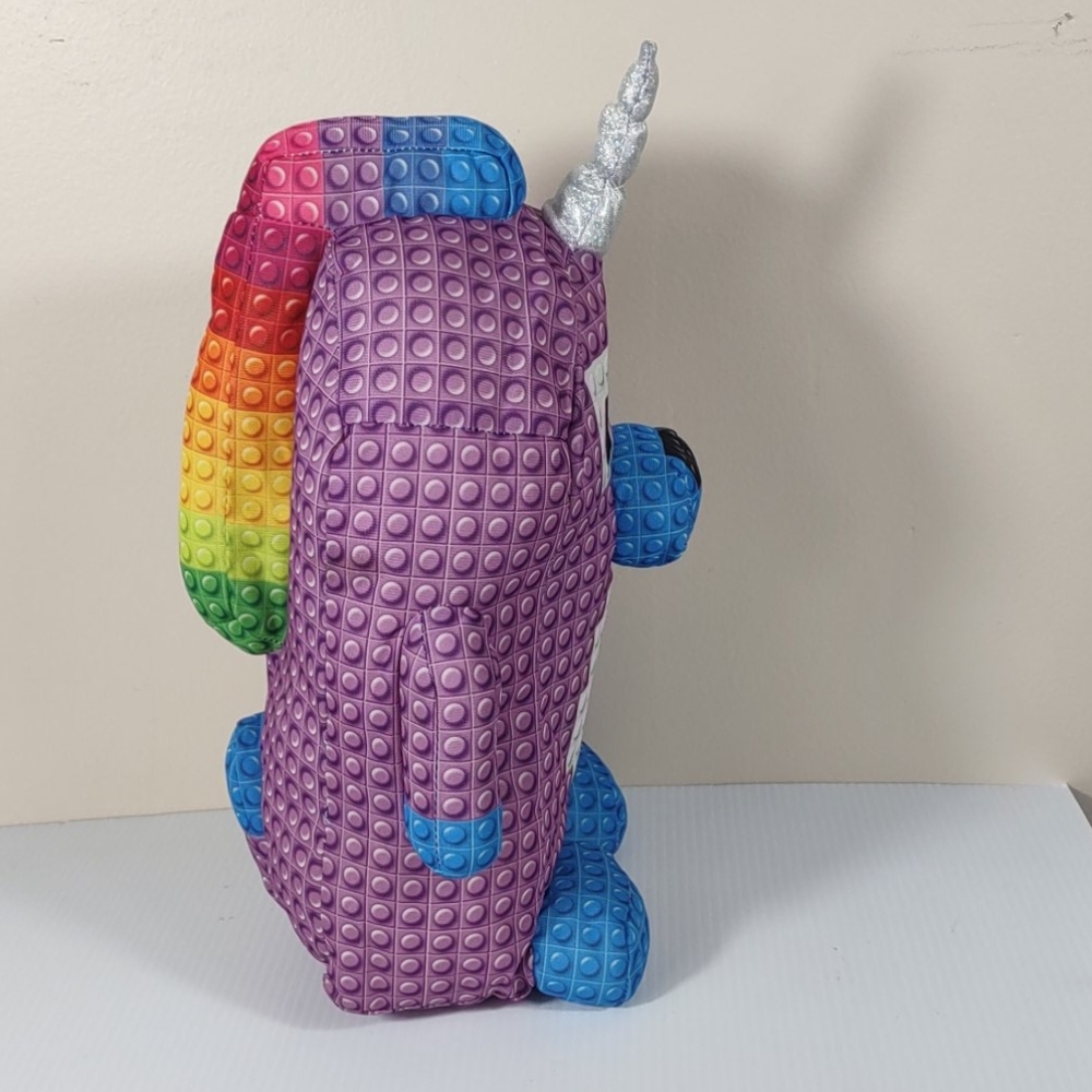 Nanco Narwhal silver sparkle pup rainbow hair - Picture 6 of 17